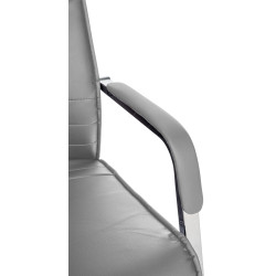 Lot de 2 chaises visiteurs Hobart gris