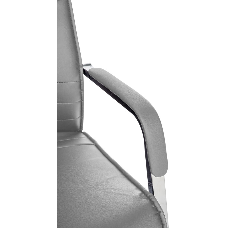 Lot de 2 chaises visiteurs Hobart gris