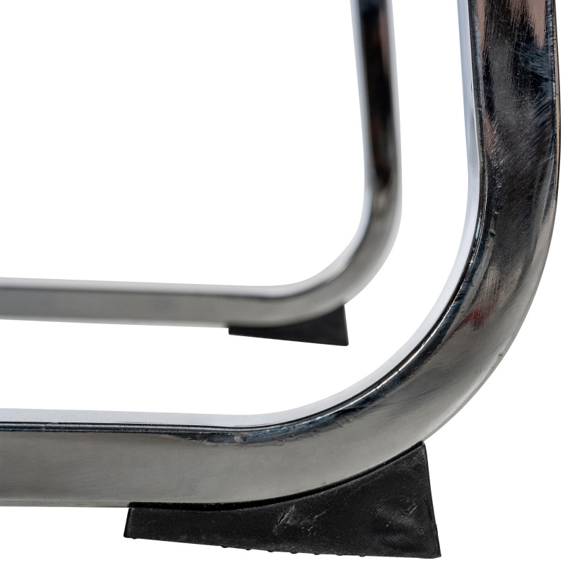 Ensemble de 2 chaises visiteurs gris Hobart