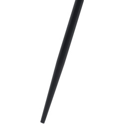 Fauteuil visiteur Enid, tissu noyer/noir