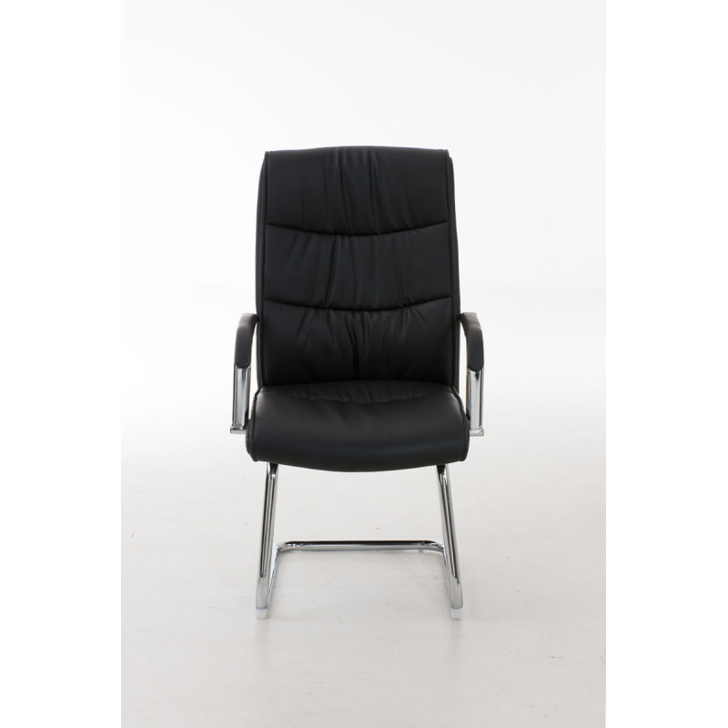 Chaise visiteur Caro noire