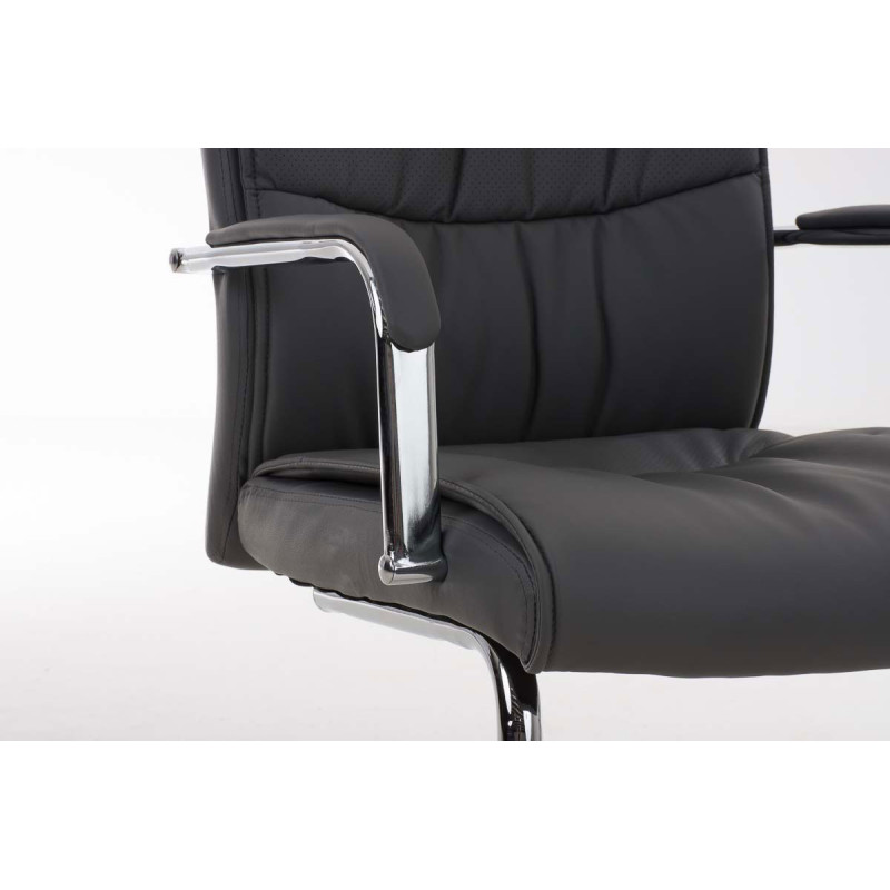 Chaise visiteur Caro grise