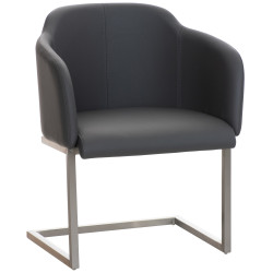 Chaise visiteur Magnus gris