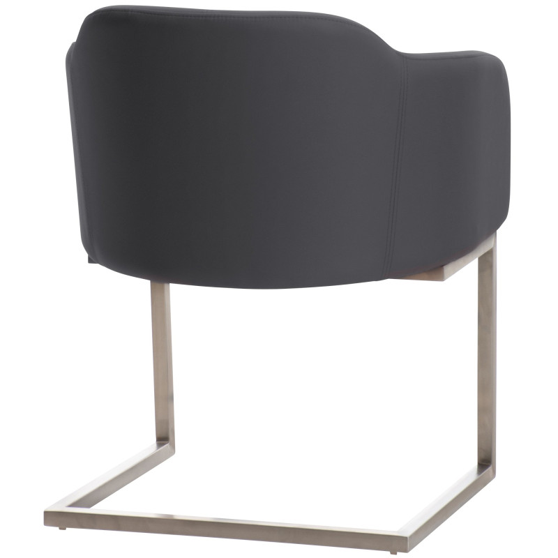 Chaise visiteur Magnus gris