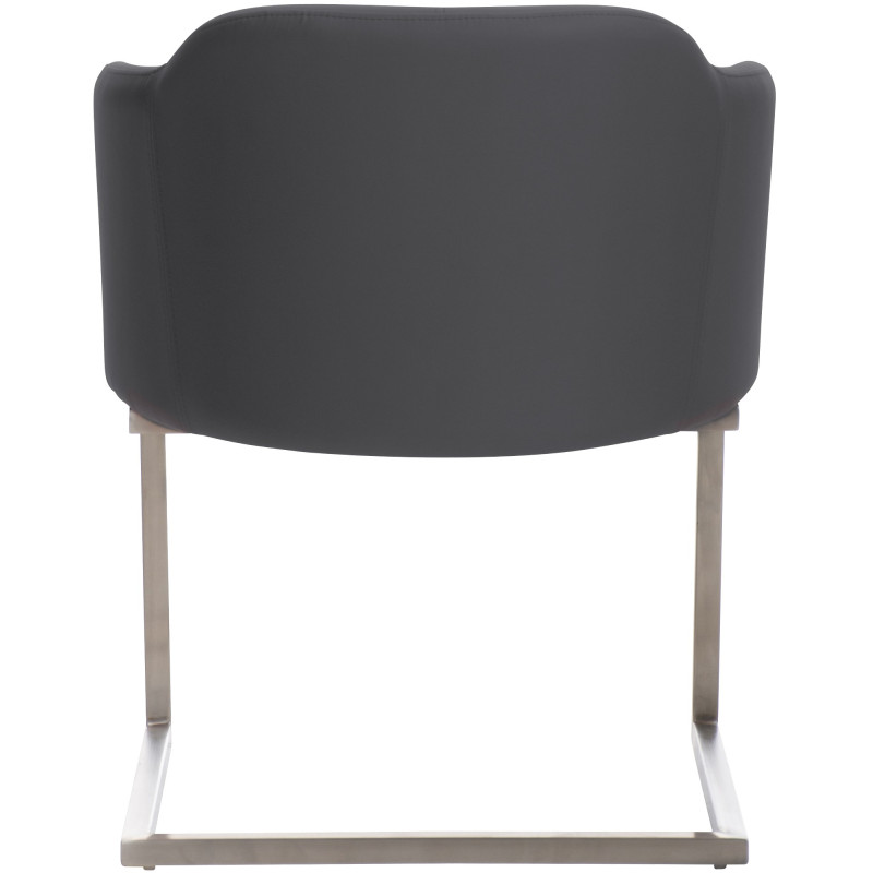 Chaise visiteur Magnus gris