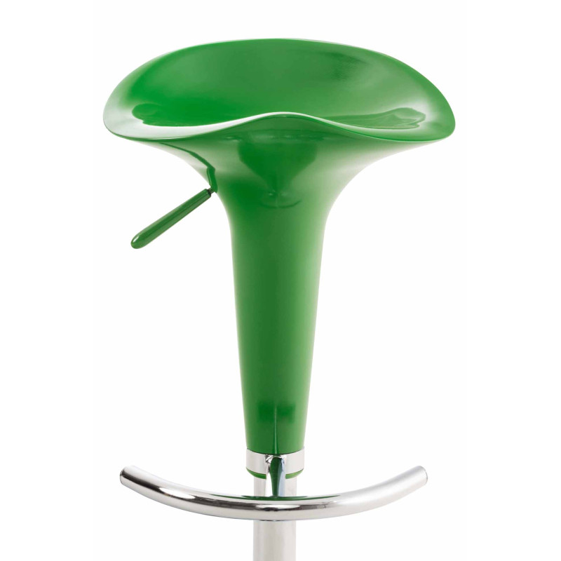 Ensemble de 2 tabourets de bar Saddle vert