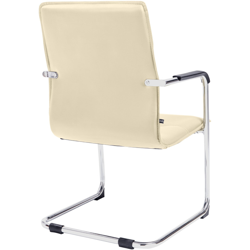 Chaise visiteur Seattle crème