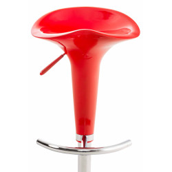 Ensemble de 2 tabourets de bar Saddle rouge