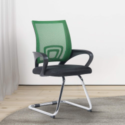 Chaise visiteur Eureka verte