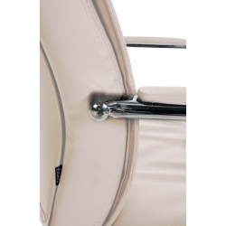 Fauteuil visiteur Sievert, crème