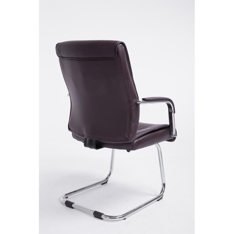 Chaise visiteur Sievert marron