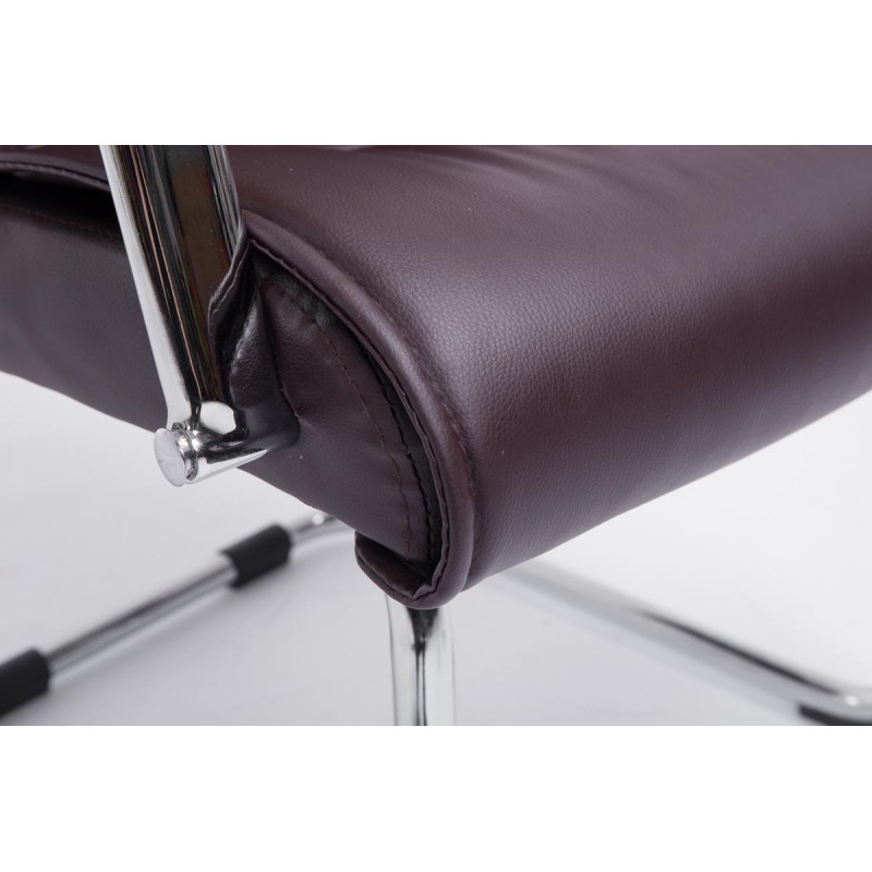 Chaise visiteur Sievert marron