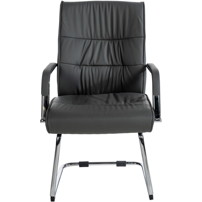 Chaise visiteur Sievert grise