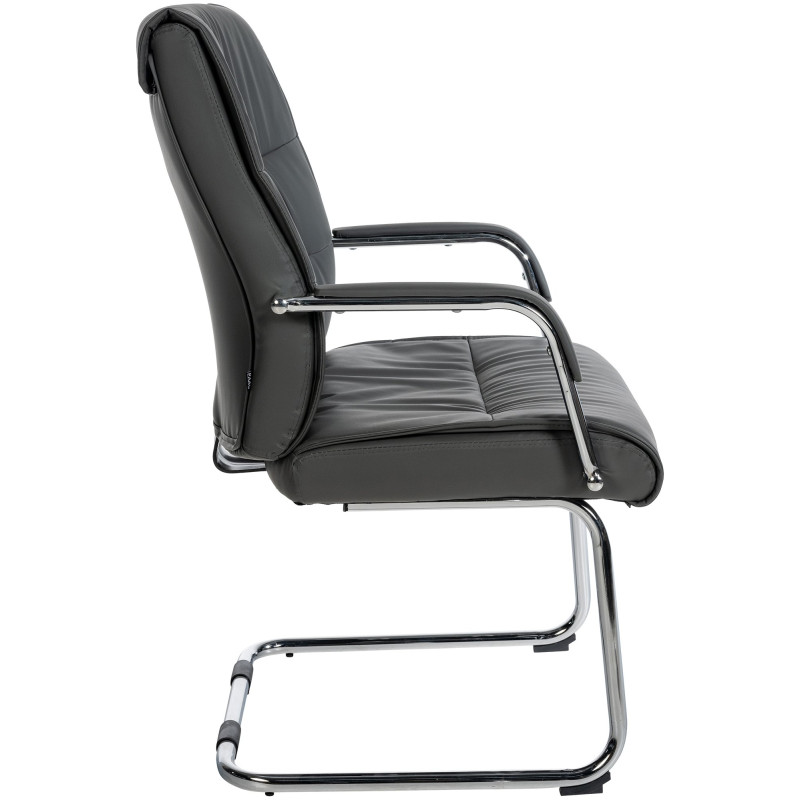 Chaise visiteur Sievert grise