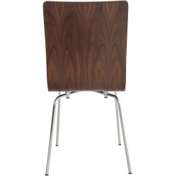 Chaise visiteur Pepe en noyer