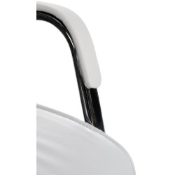 Chaise visiteur Sievert blanche