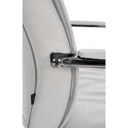 Chaise visiteur Sievert blanche