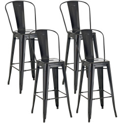 Ensemble de 4 tabourets de...