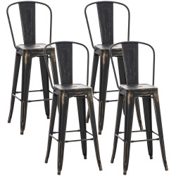 Ensemble de 4 tabourets de...