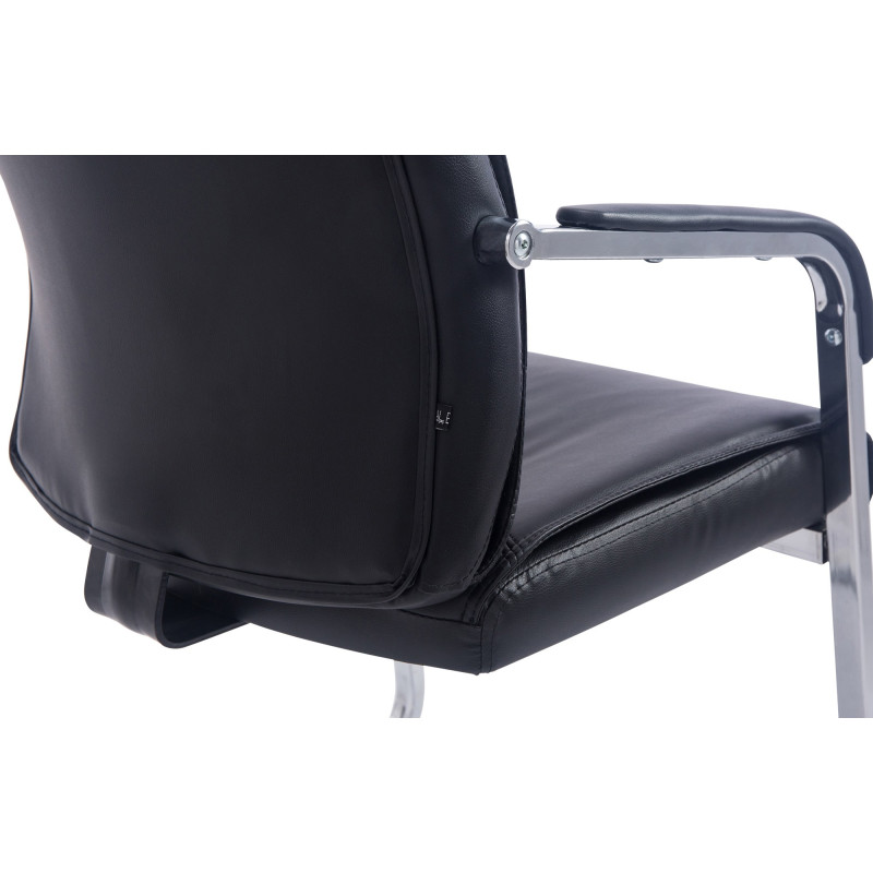 Fauteuil visiteur XL Anubis noir