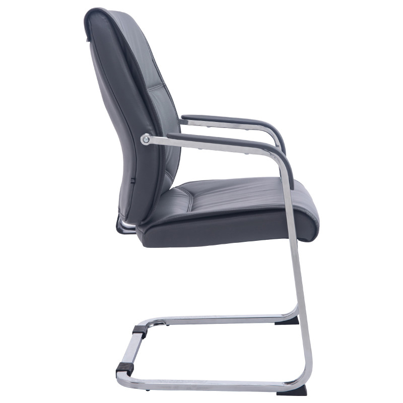 Chaise visiteur XL Anubis grise