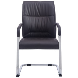 Fauteuil visiteur XL Anubis marron