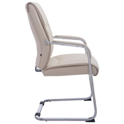 Chaise visiteur XL Anubis crème