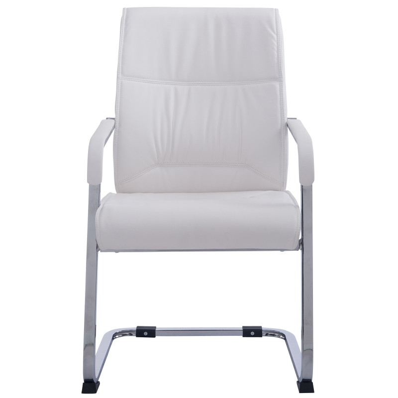 Fauteuil visiteur XL Anubis blanc