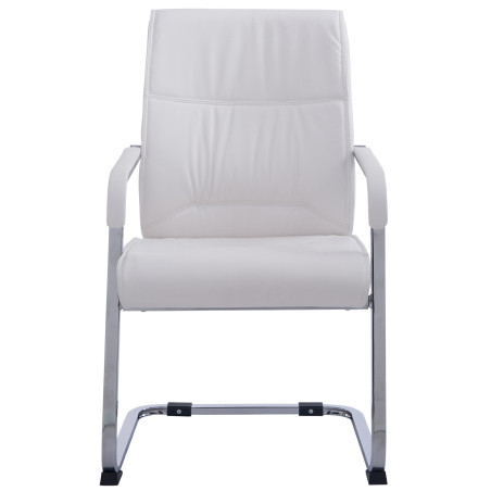 Fauteuil visiteur XL Anubis blanc
