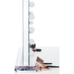 Miroir de coiffeuse blanc Palmdale