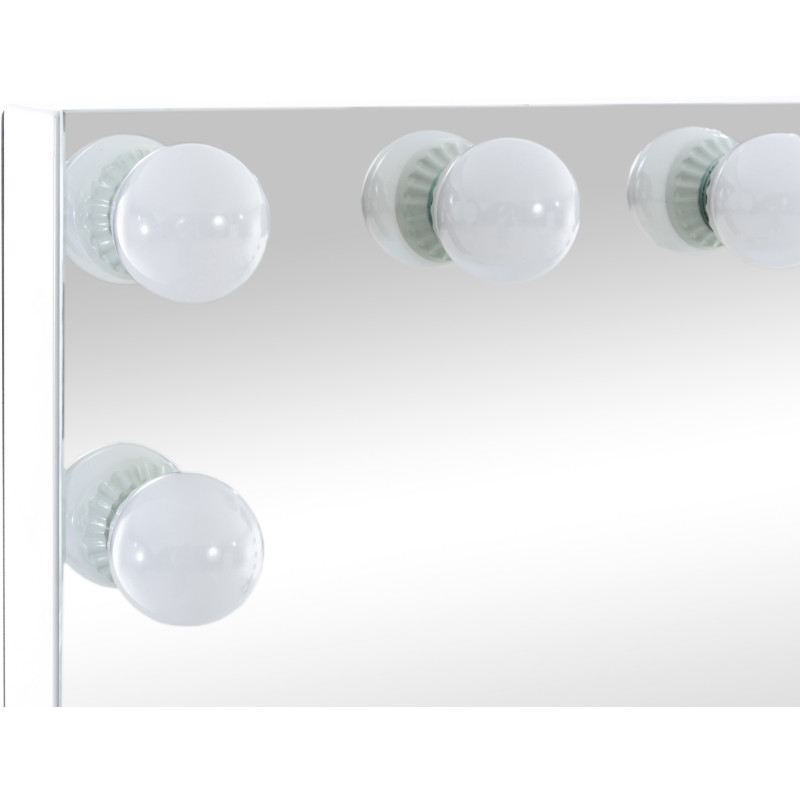Miroir de coiffeuse blanc Palmdale