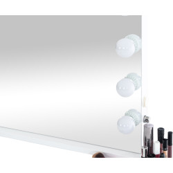 Miroir de maquillage blanc Palmdale