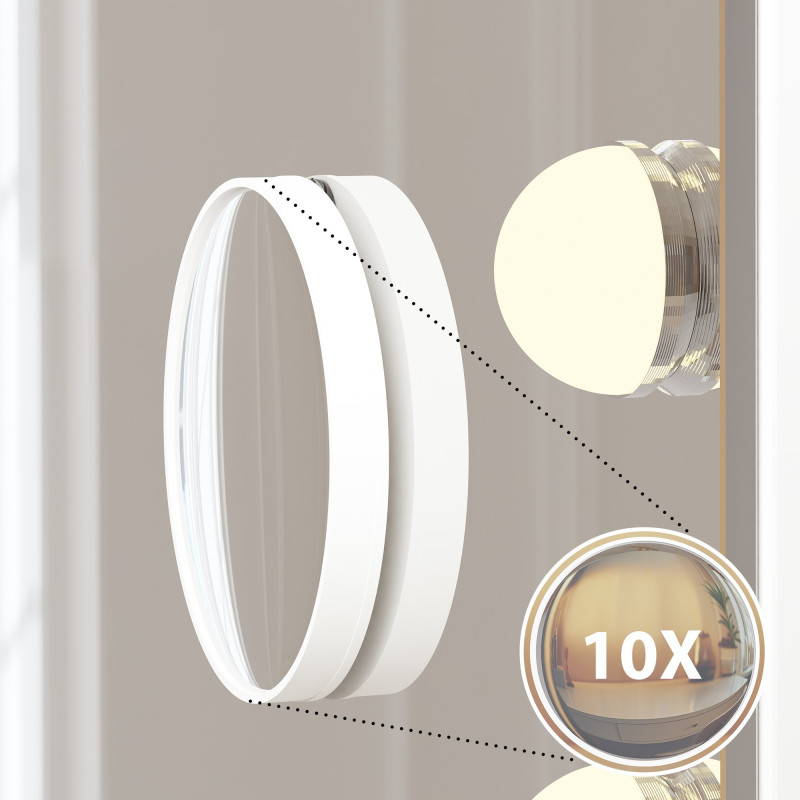 Miroir de coiffeuse Marlene White