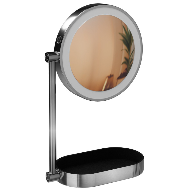 Ensemble de 2 chaises visiteurs Hobart en tissu marron