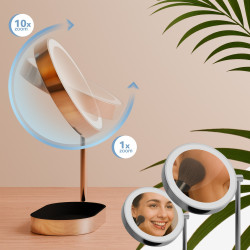 Miroir de coiffeuse blanc Winslet