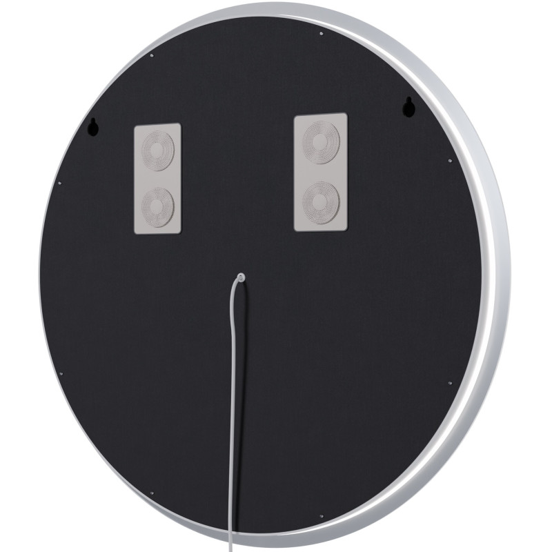 Specchio da bagno Laconia 60 con Bluetooth, vetro trasparente