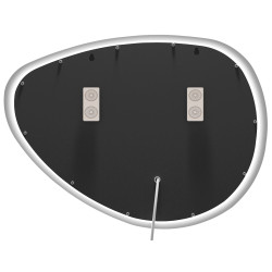 Miroir de salle de bain Almafie 65x75 avec Bluetooth et verre transparent