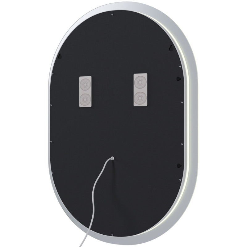 Miroir de salle de bain Karishma 70x50 avec Bluetooth et verre transparent