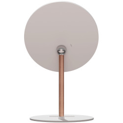 Ensemble de 2 chaises visiteurs Hobart, tissu cr?me