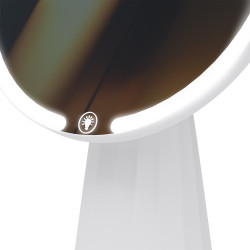 Miroir de maquillage blanc Carrey