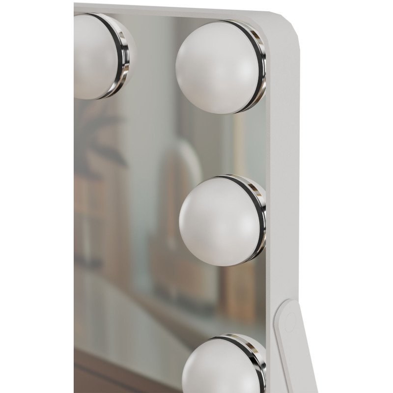 Miroir de maquillage blanc Balian