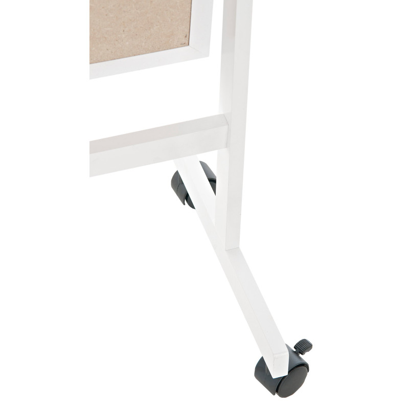 Specchio Autoportante Yolanda con Ruote bianco