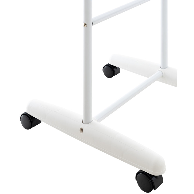 Miroir sur pied Nane ovale blanc