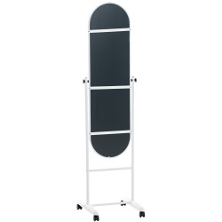 Espejo de pie Nane Oval Blanco