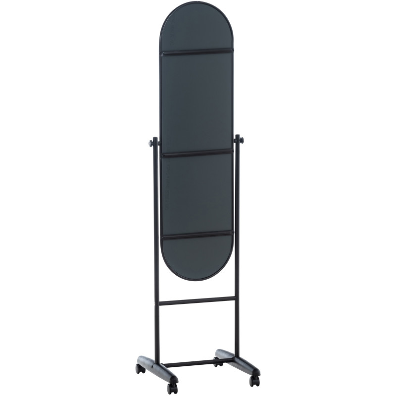 Espejo de pie Nane Oval Negro