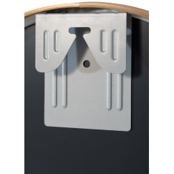 Espejo de pared Elsie dorado mate,S