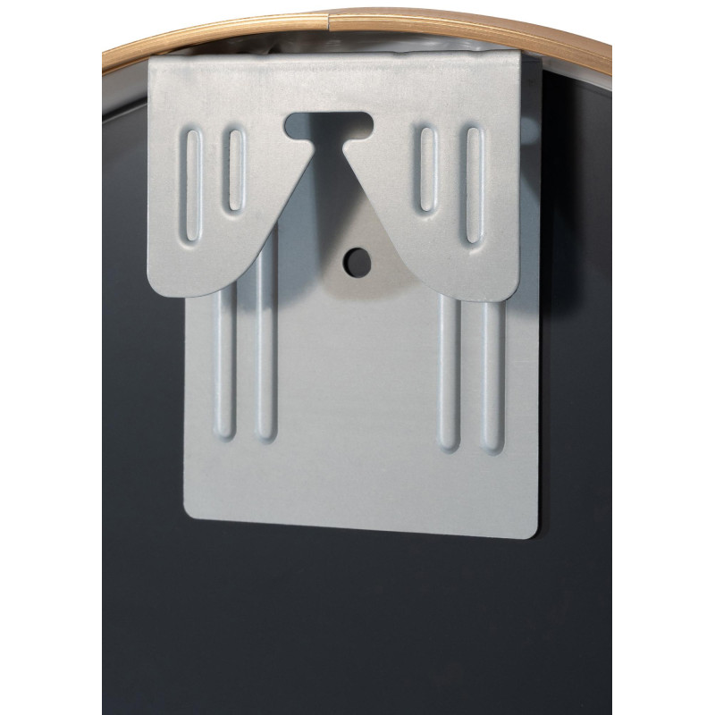 Espejo de pared Elsie dorado mate,S