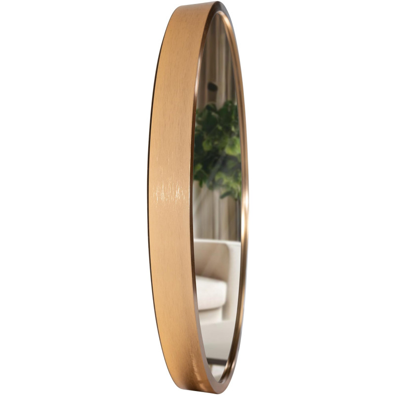 Espejo de pared Elsie dorado mate,S