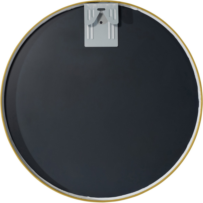 Miroir mural Elsie M, finition or brillant