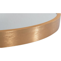 Espejo de pared Elsie dorado mate,M